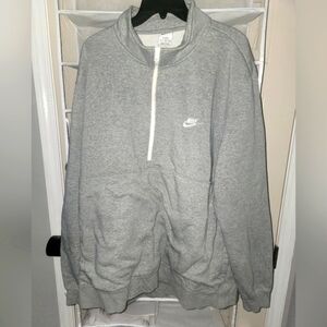 Nike Gray Zip-Up Hoodie Size 3XLT